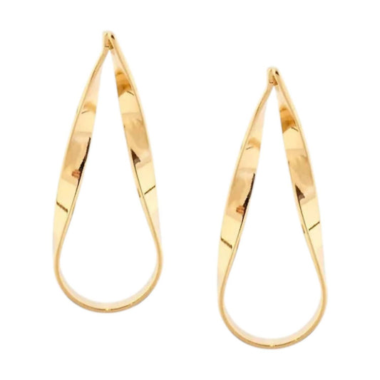 Marlyn Schiff - Women's Abstract Twisted Teardrop Earring