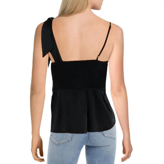 Aqua - Shora Knot Front Tie Shoulder Top