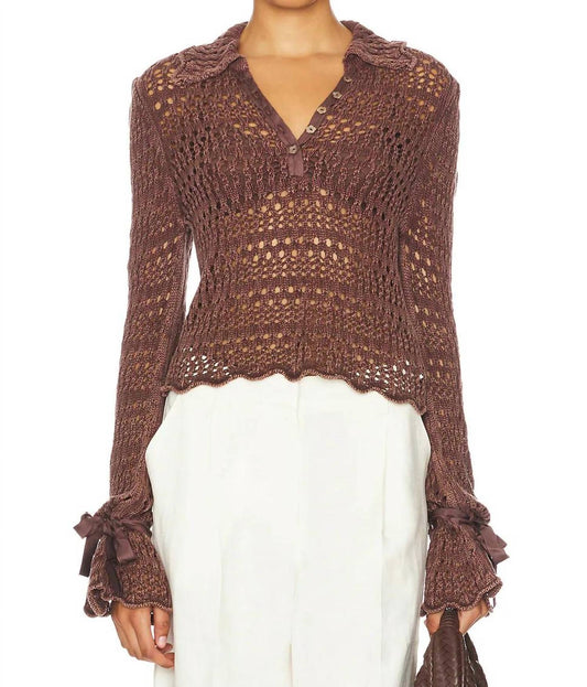Free People - Pointelle Pullover Top