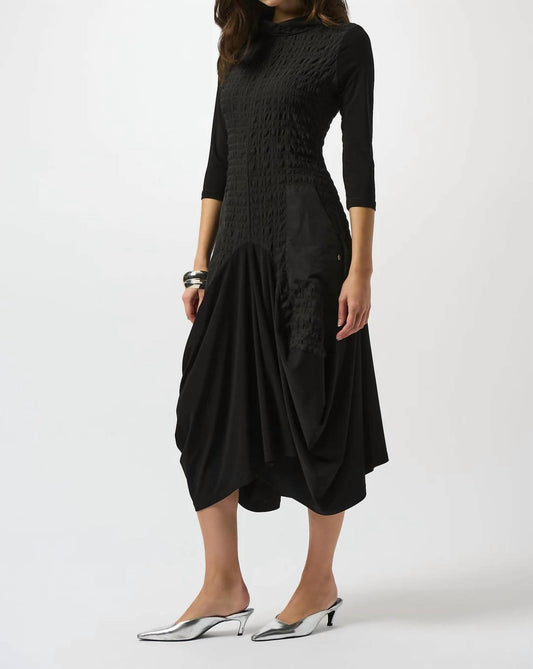Joseph Ribkoff - Bubble Asymmetrical Cocoon Midi Dress