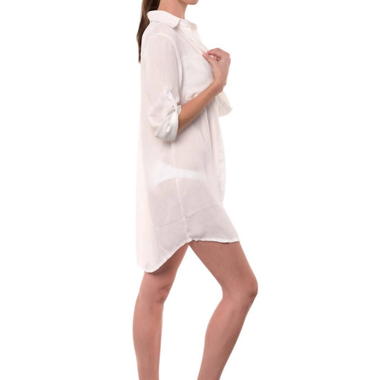 Sauipe - Lydia Buttoned Shirt Beach Cover up