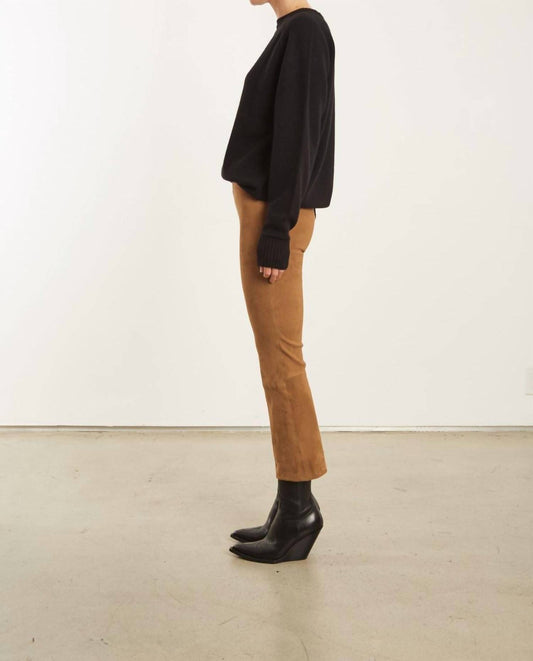 Sprwmn - Suede Crop Flare Pants