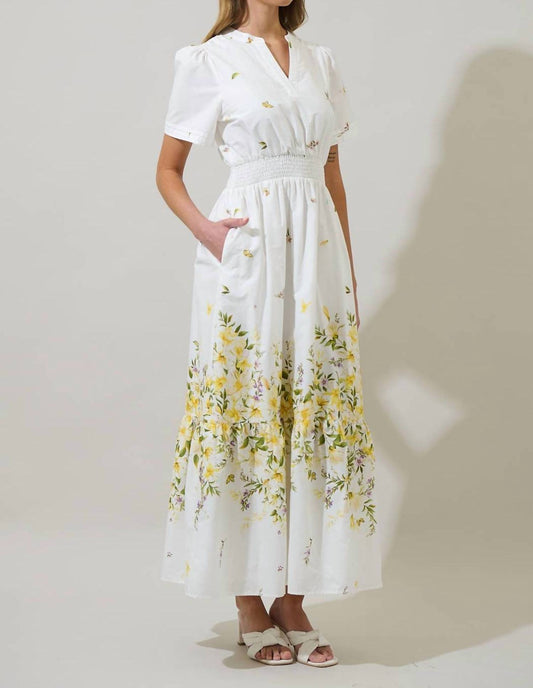 Sugarlips - Bliss Field Janey Poplin Maxi Dress