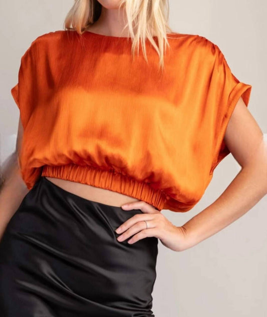 Glam - Silky Crop Top