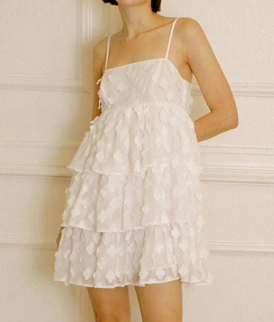 Storia - Clover Applique Mini Dress