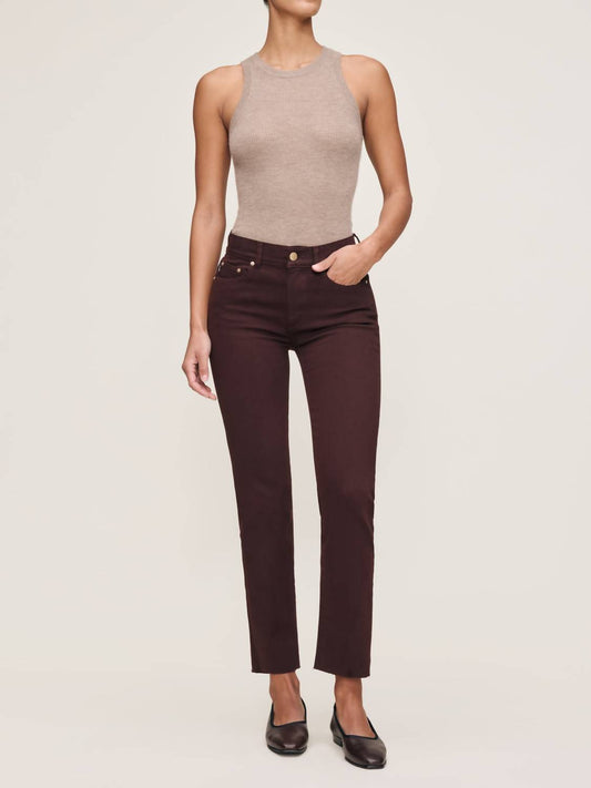 Dl1961 - Women'S - Mara Straight Mid Rise Instasculpt Ankle Pant