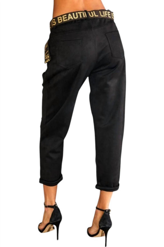 Venti6 - Renata Darted Pants With Belt