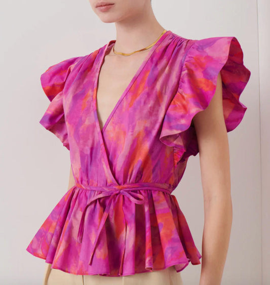 Ember V-Neck Wrap Top