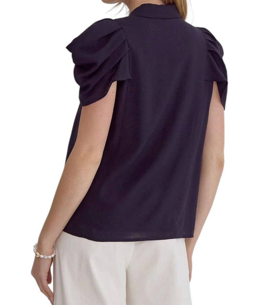 Entro - Button Up Collared Top