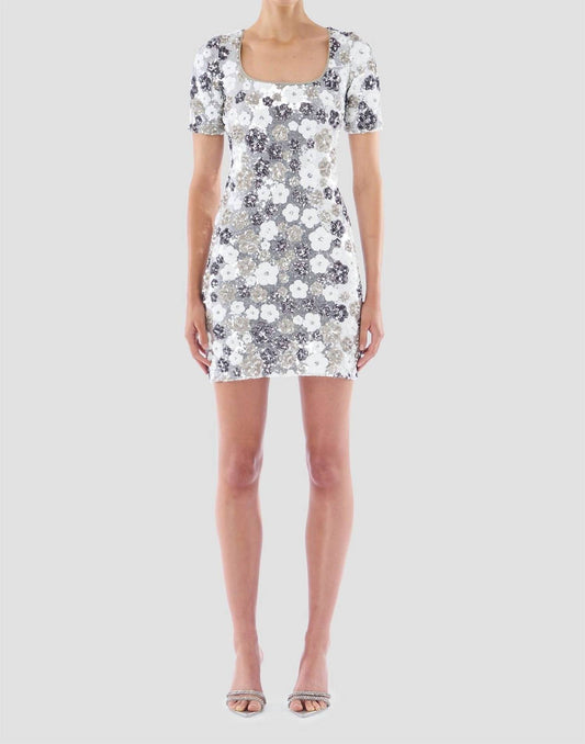 Le Superbe - Winter Garden Sequin Shift Dress