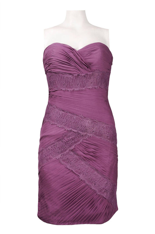 Monique Lhuillier - Women's Strapless Asymmetrical Dress