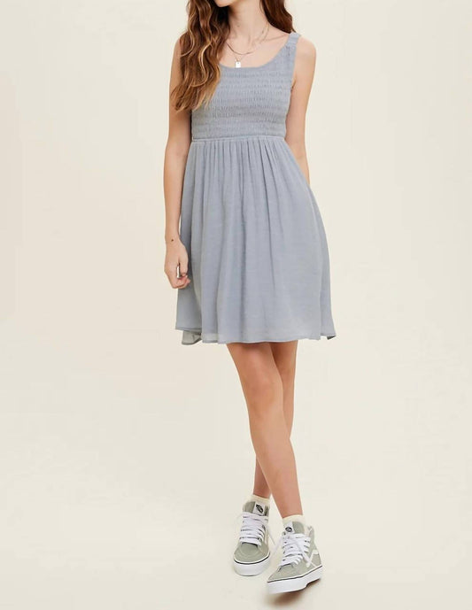 Wishlist - Smocked Mini Dress