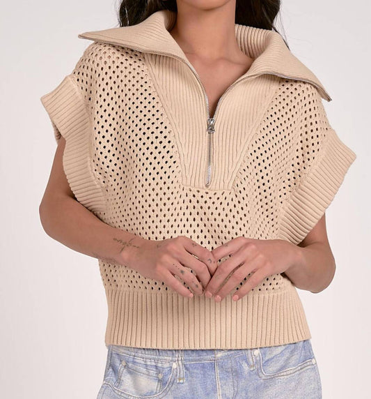 Elan - Allie Zip Up Sweater