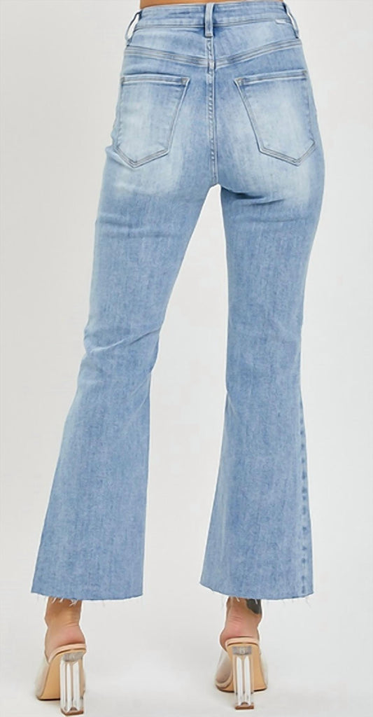 Risen - Jeans High Rise Crop Flare Jeans
