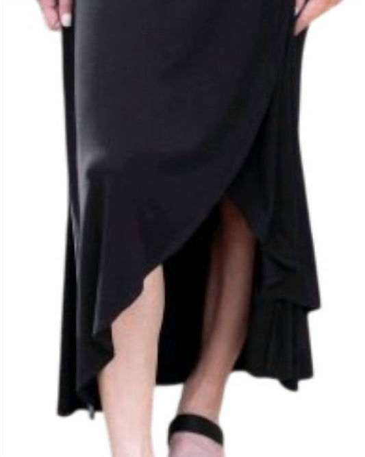 Grace And Lace - Wrap High-low Maxi Skirt