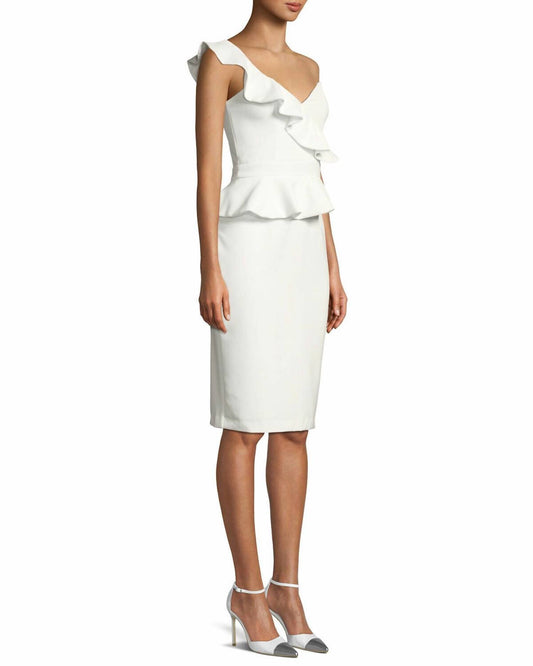 Bardot - Camilla Asymmetrical Ruffle One-Shoulder Midi Dress