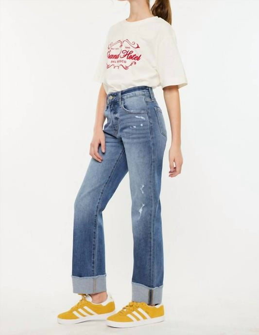 Kancan - Youth High Rise Straight Jeans