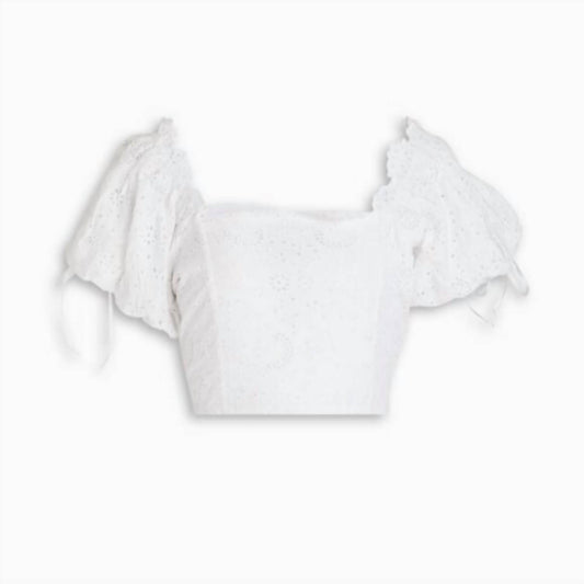 Loveshackfancy - Melina Crop Top