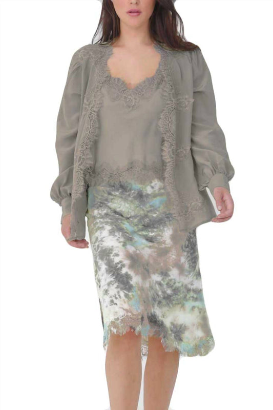 Ella Tie Die Bias Skirt