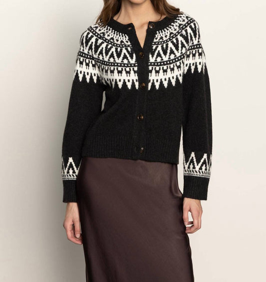 Sanctuary - Women's Fairisle Crewneck Cardigan