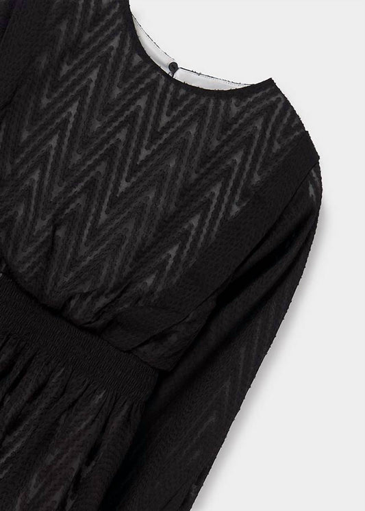 Mayoral - Girls' Long Sleeve Printed Dress