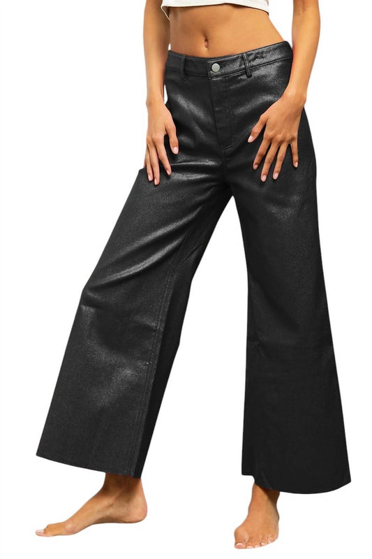Bibi - Holiday Metallic Wide Leg Pants