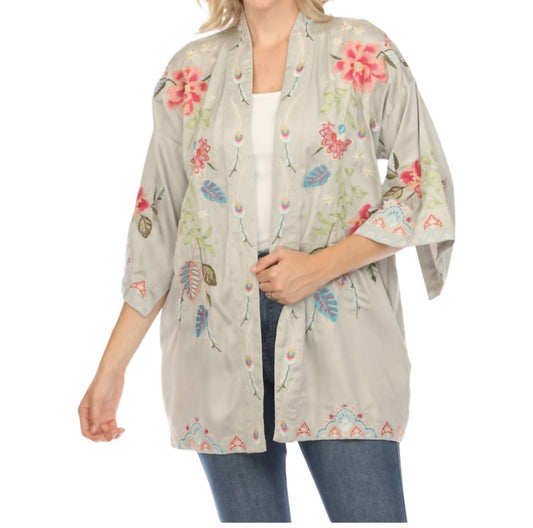 Johnny Was - Emika Embroidered Kimono Top