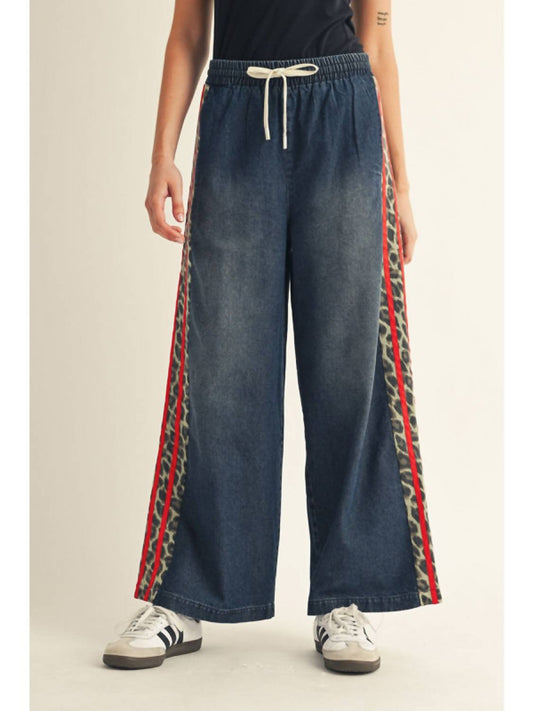 Jodifl - Drawstring Waist Wide Leg Casual Pants