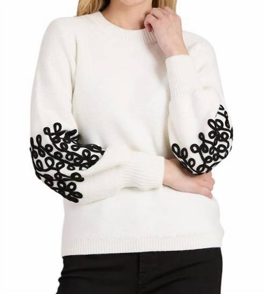 Tyler Boe - Soutache Trim Sleeve Sweater