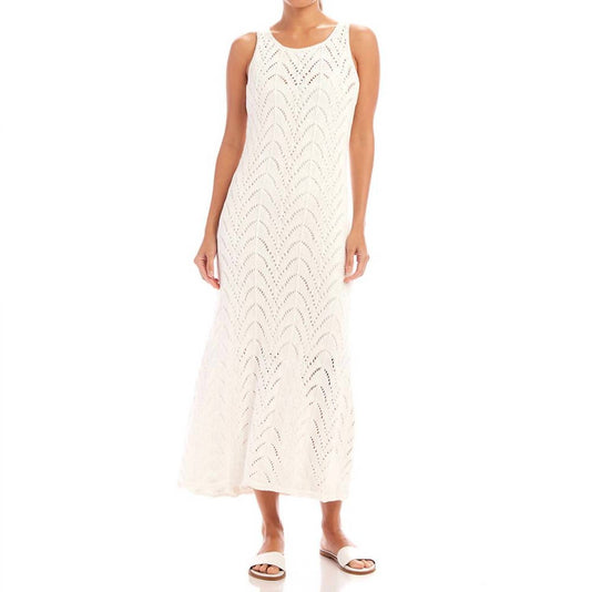 Karen Kane - Women's Sleeveless Crochet Midi Dress