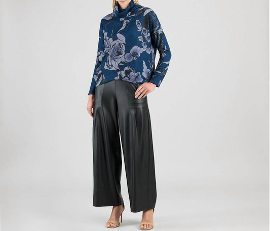 Clara Sun Woo - Rose Sketch Soft Turtleneck Sweater