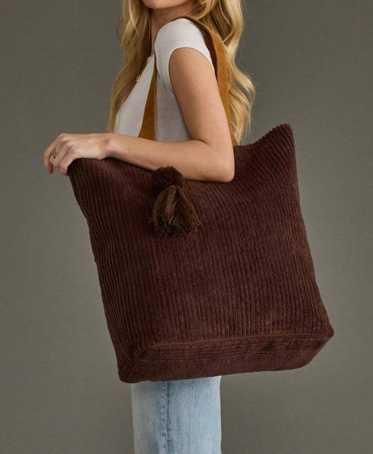 Panache Apparel - Corduroy Tote
