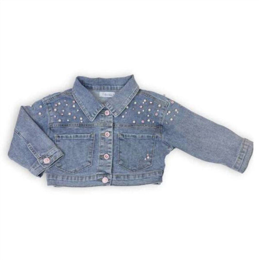 Doe A Dear - Kids Embellished Denim Jacket