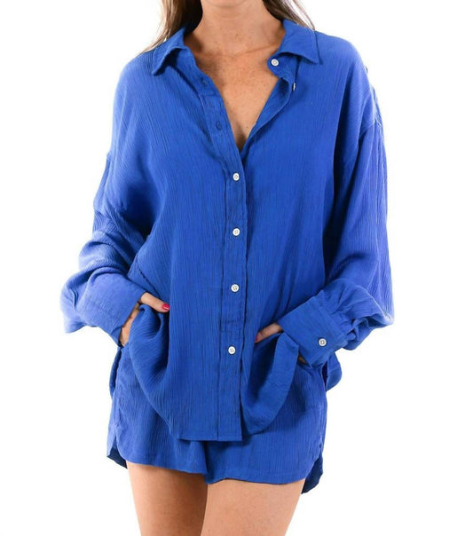 Walker & Wade - Cruise Linen Long Sleeve Top