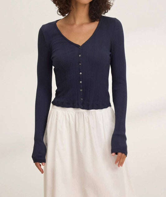 Velvet By Graham & Spencer - Drew Button Up Cardigan