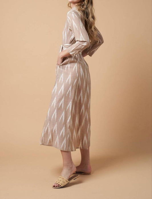 Guadalupe Design - Luciana Ikat Midi Dress