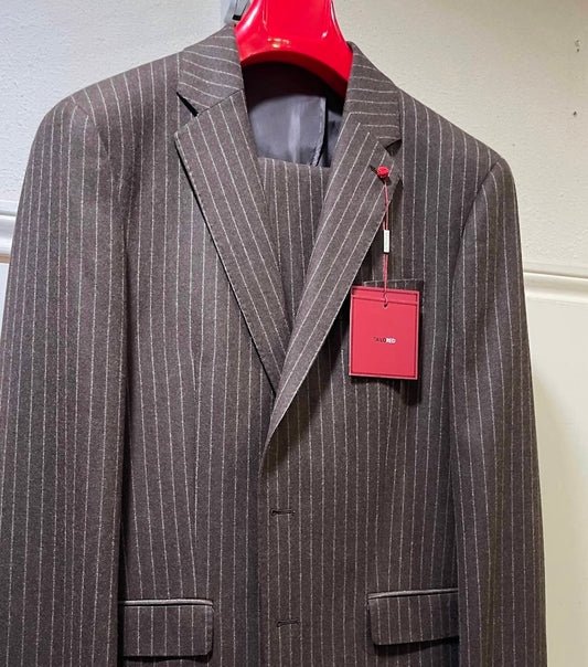 Tailored - Men’s Pinstripe Wool Suit