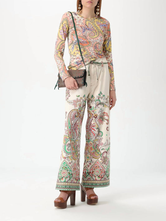 Etro - Paisley-print Long-sleeve Top