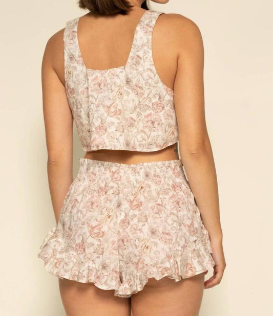 Montce - Floral Boho Short