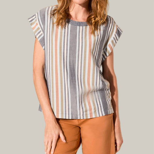 Tribal - Drop Shoulder Gusset Sleeve Blouse