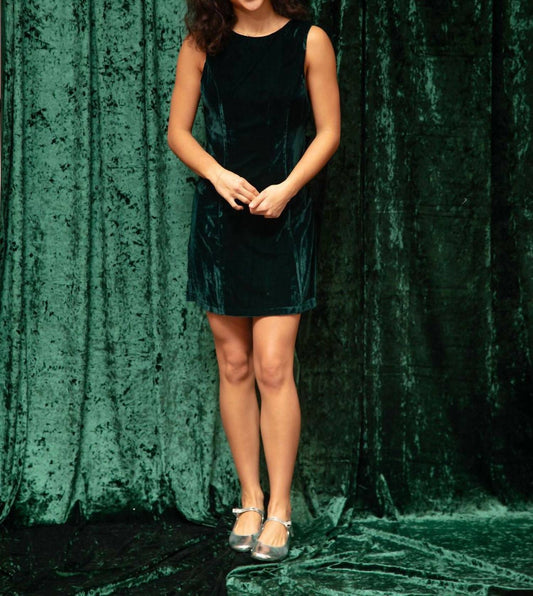 B.Right - Daphne Velvet Mini Dress