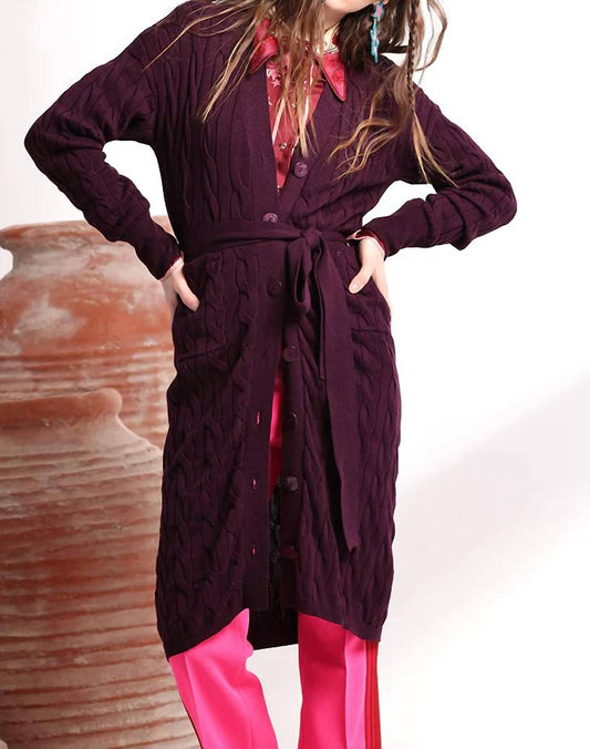 Minnie Rose - Women's Cable Button Duster