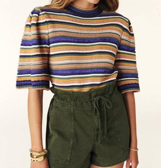 Ba&Sh - Farfaela Short Sleeve Sweater Jumper