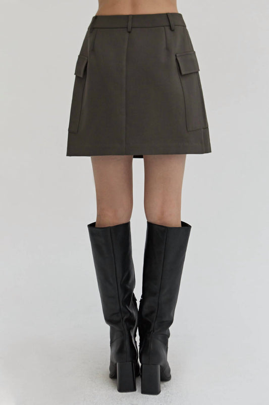 Crescent - Nadia Mini Cargo Skirt
