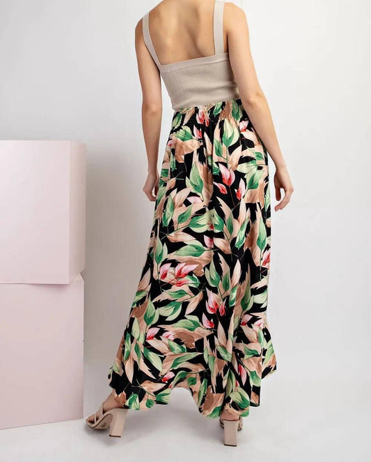 Ee:Some - Button Maxi Skirt