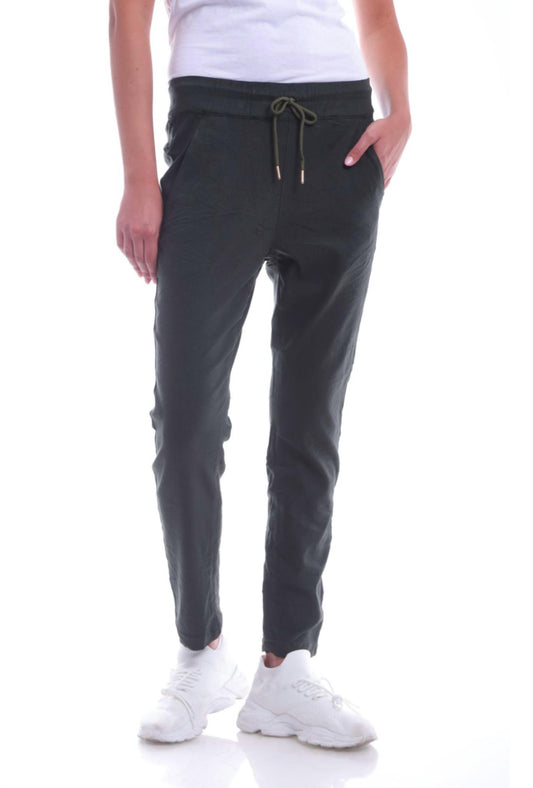 Bianco - Textured Jogger Pants