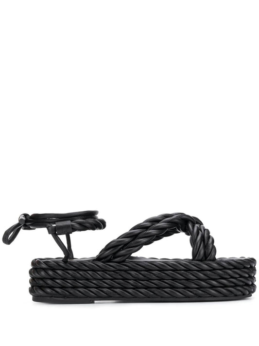 Valentino Garavani - Women's Rope Wedge Sandals