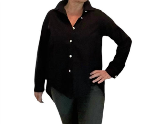 Made In Italy - Sparkle Breeze Button Down Shirt