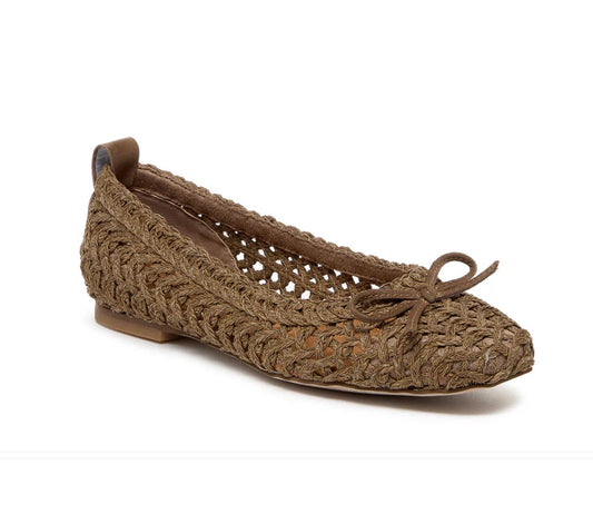 Kelsi Dagger - Frankie Armadillo Crochet Ballet Flats