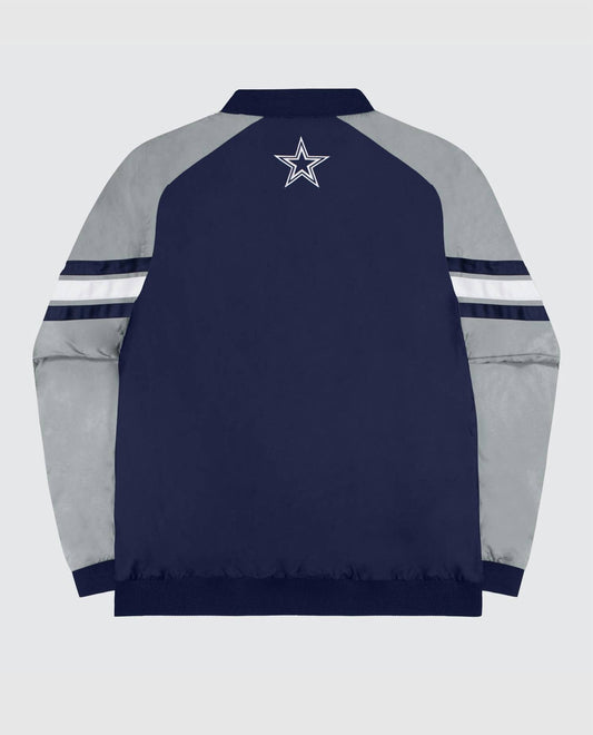 Starter - Men's Dallas Cowboys Nylon Pullover Starter Windbreaker Jacket